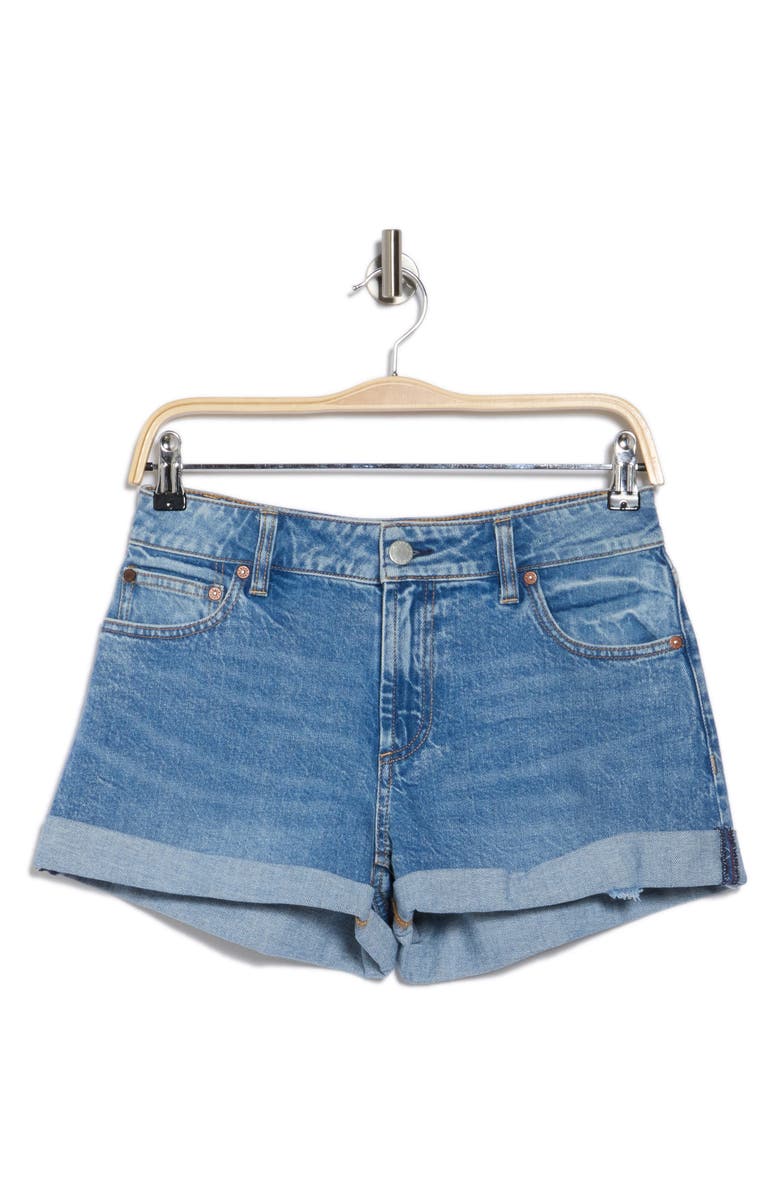 Alice + Olivia Clare Mr Short Rolled Cuff Shorts, Alternate, color,