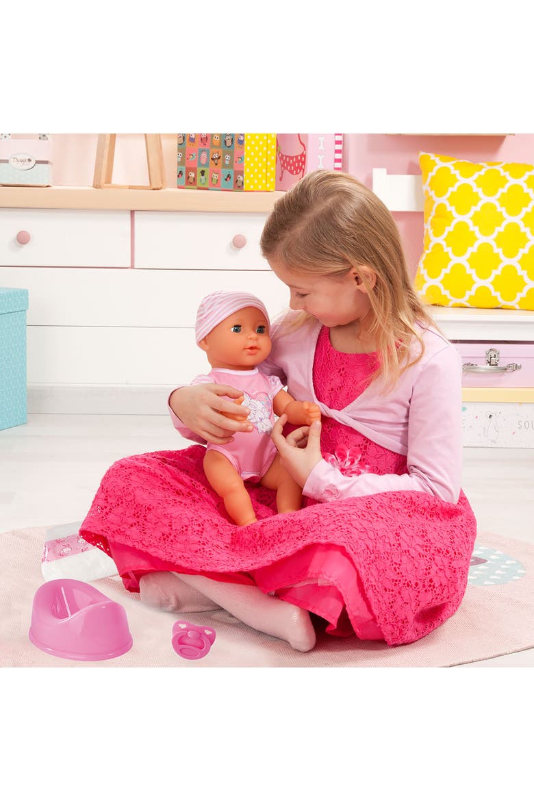 Piccolina Newborn Baby Doll 16 Inch Pink Sheep, Alternate, color, Multicolored