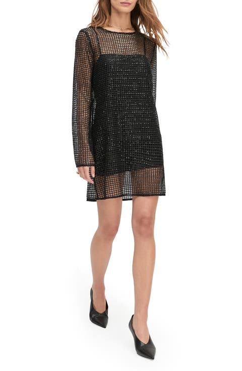 The Sweet Life Sequin Long Sleeve Minidress