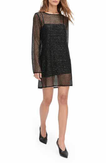 Favorite Daughter The Sweet Life Sequin Long Sleeve Minidress