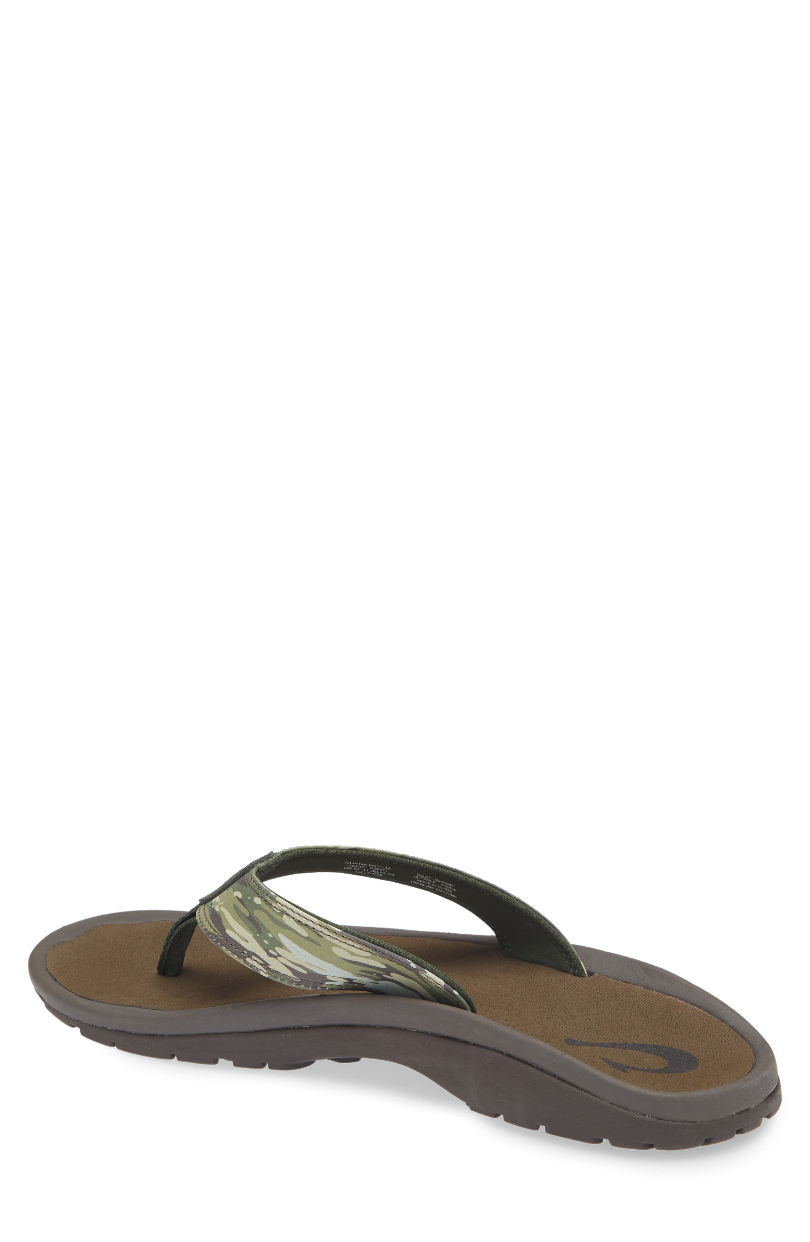 Ohana Flip Flop, Alternate, color, HUSK / WAI CAMO