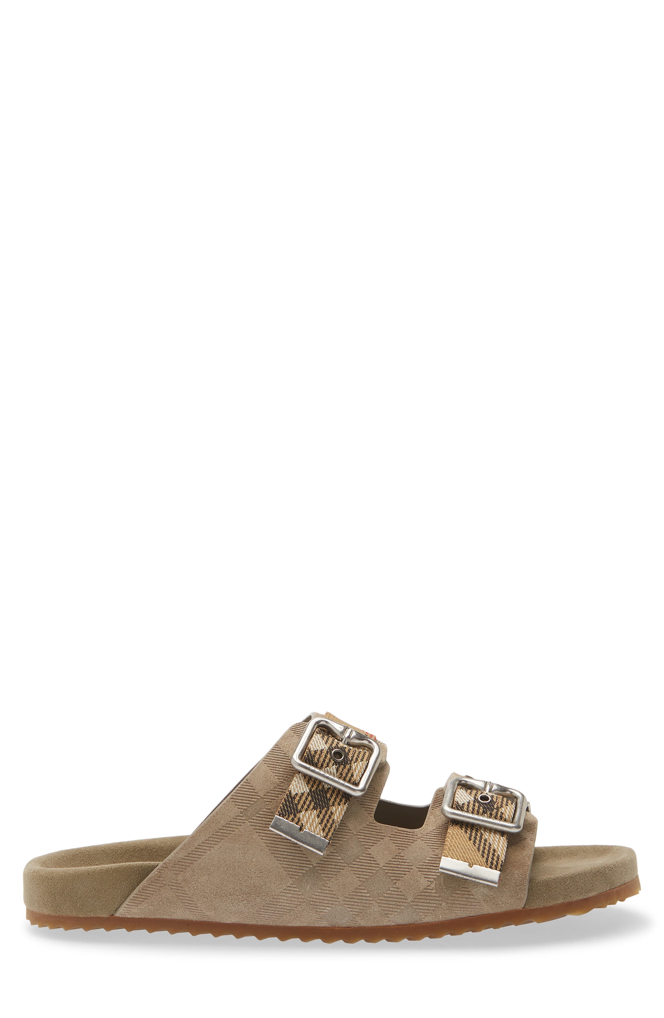 Burberry Urchin Slide Sandal, Alternate, color, Sparrow Beige