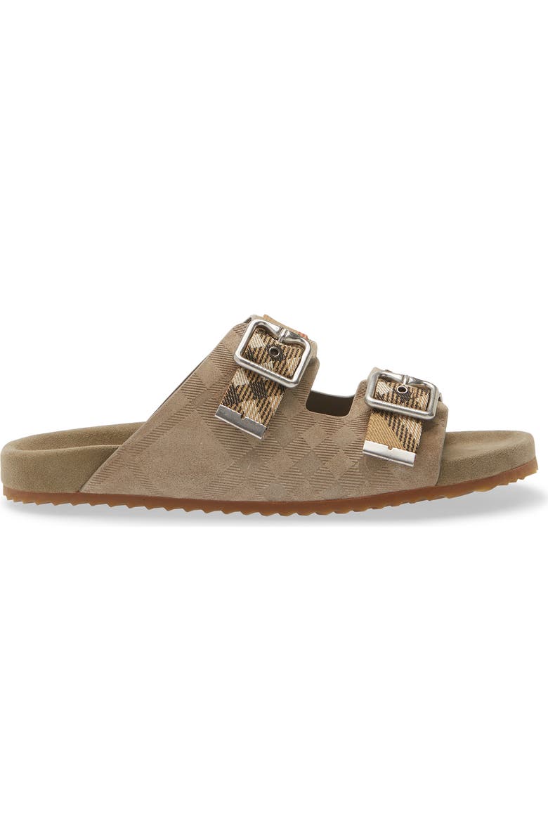 Burberry Urchin Slide Sandal, Alternate, color, Sparrow Beige