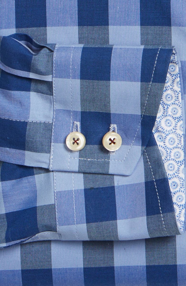 Ted Baker London 'Lando' Trim Fit Check Dress Shirt, Alternate, color,