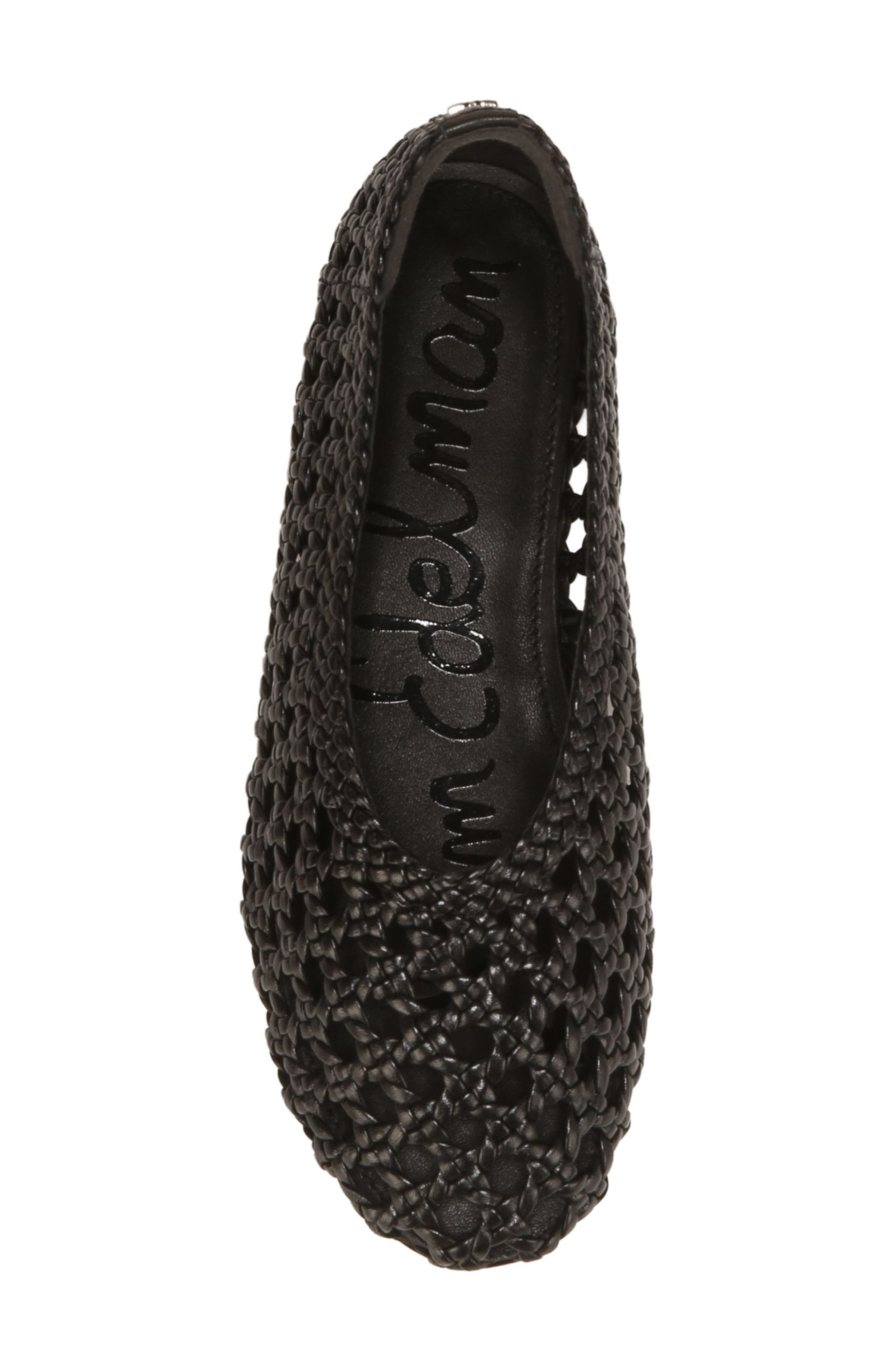 Sam Edelman Shira Knotted Flat, Alternate, color, Black