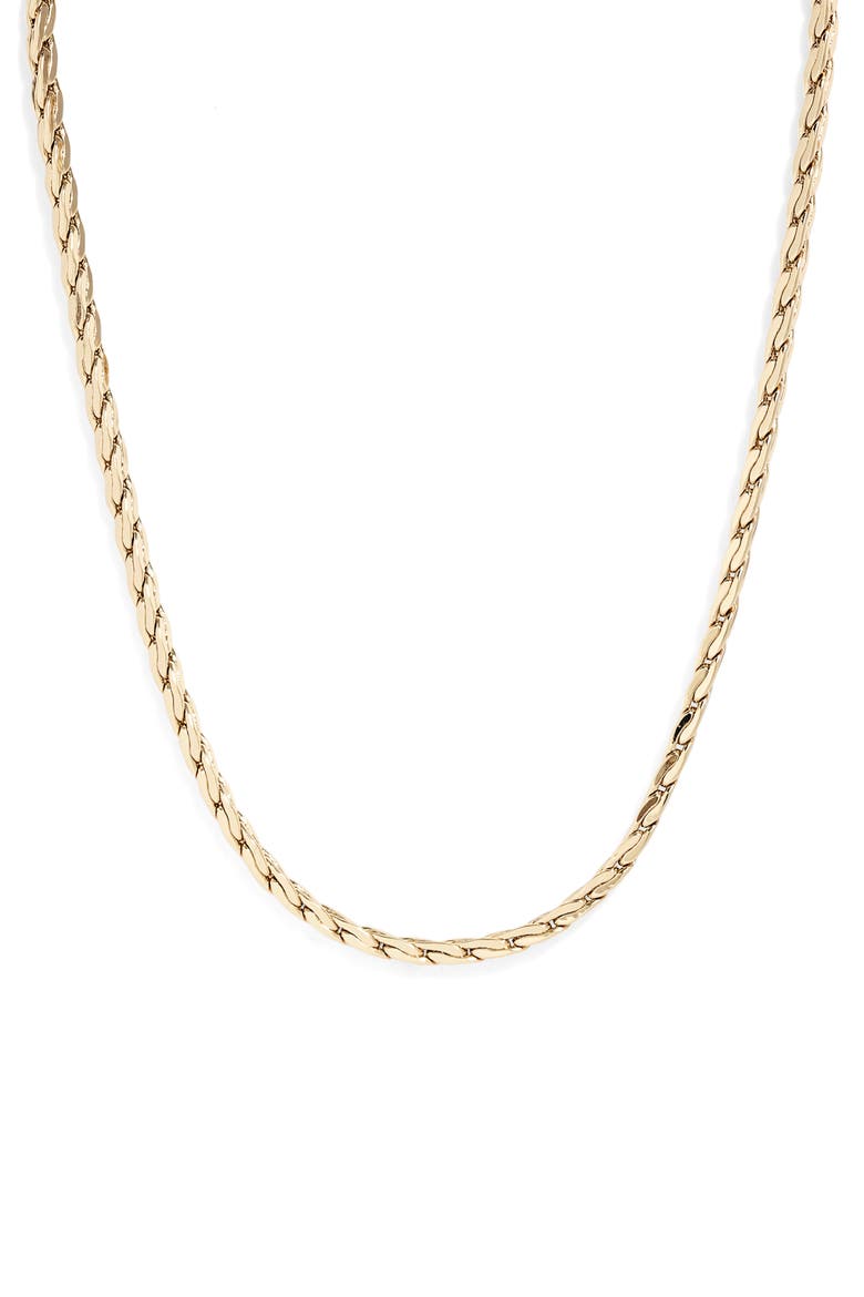 Interlocking Chain Necklace, Main, color, GOLD