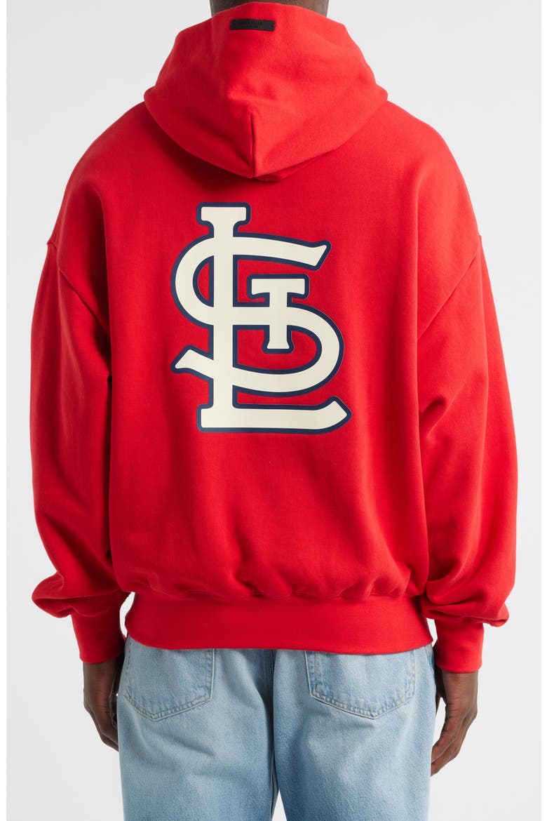 x MLB Cardinals Sport Fit Graphic Hoodie, Alternate, color, RED