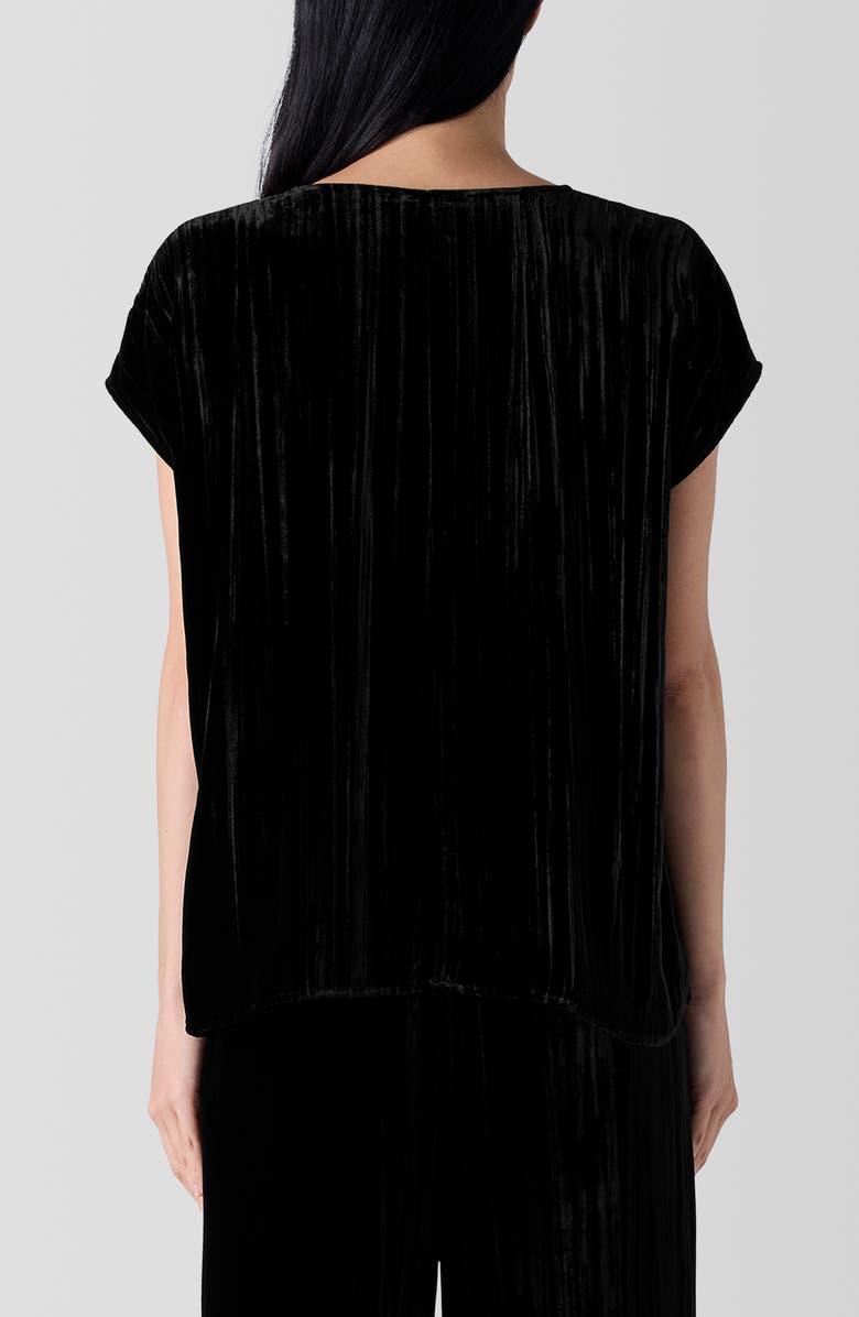 Eileen Fisher Crushed Velvet Top, Alternate, color, 