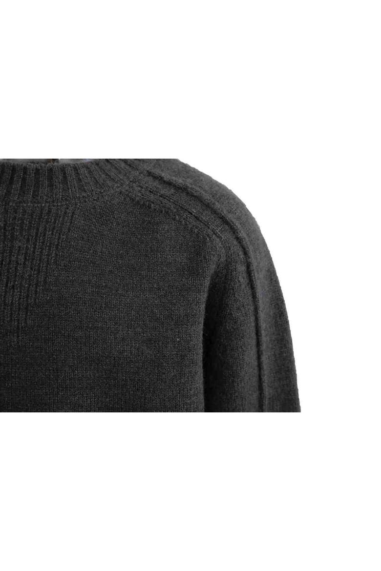 Ribbed Crewneck Sweater, Alternate, color, Grey