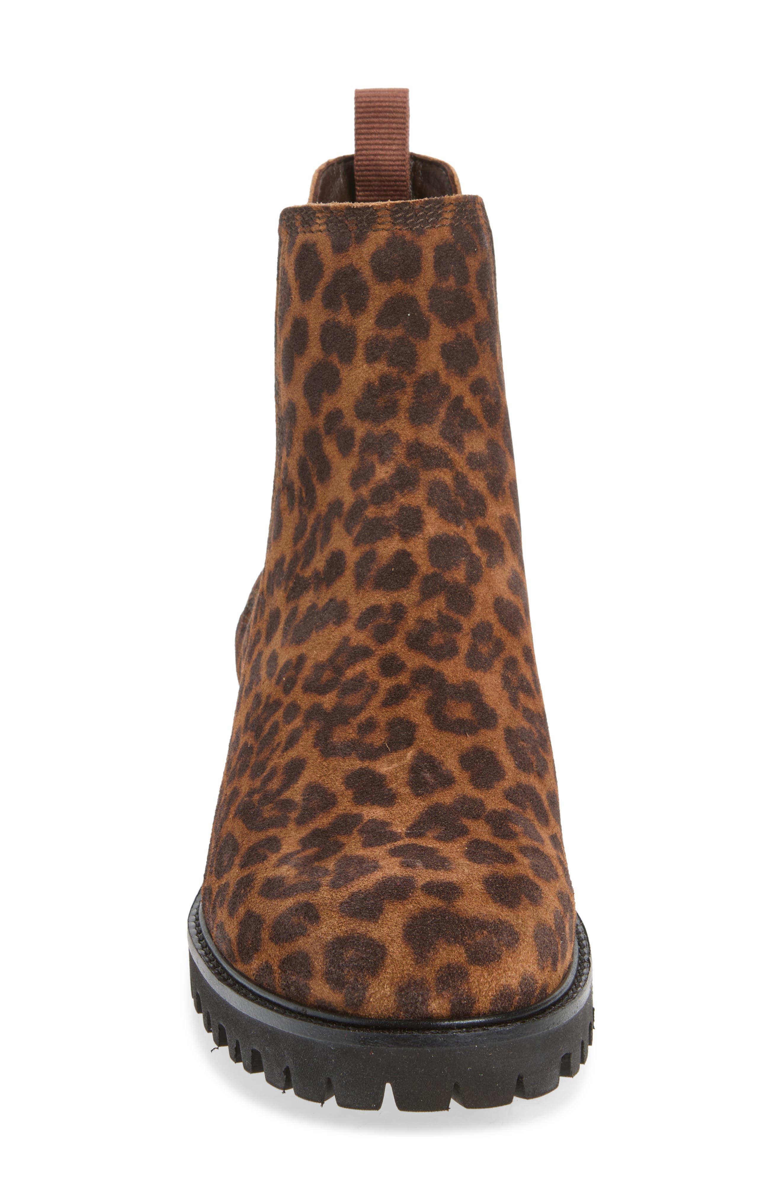 Silva Chelsea Boot, Alternate, color, HAZELNUT LEOPARD VELOUR