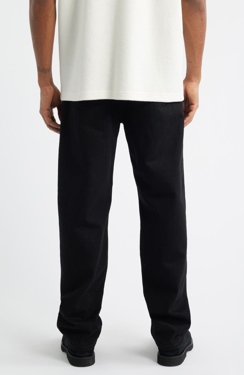 Carhartt Work In Progress Aaron Tapered Regular Fit Jeans, Alternate, color, Black (Rinsed)