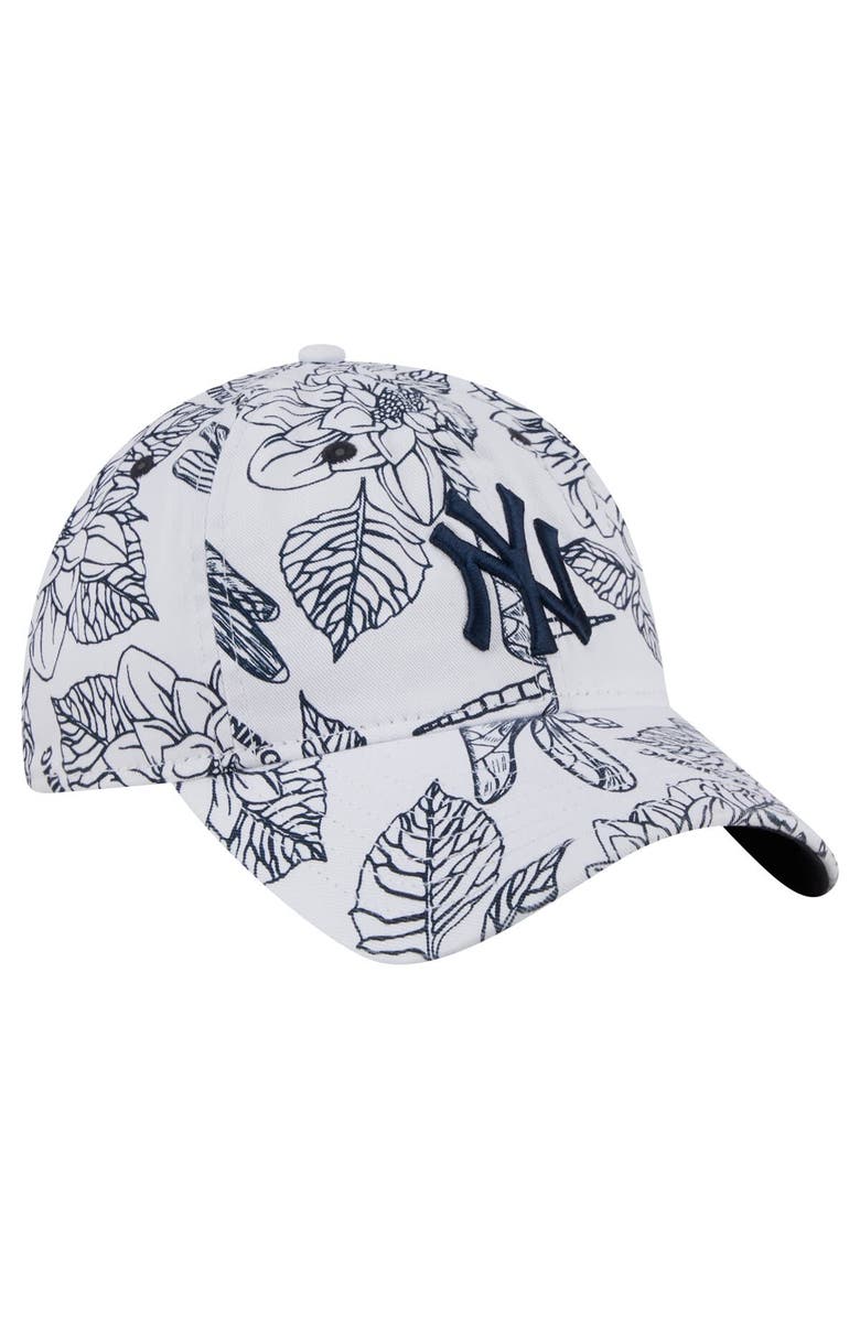 New Era Men's New Era White New York Yankees Spring Training 9TWENTY Adjustable Hat, Alternate, color,