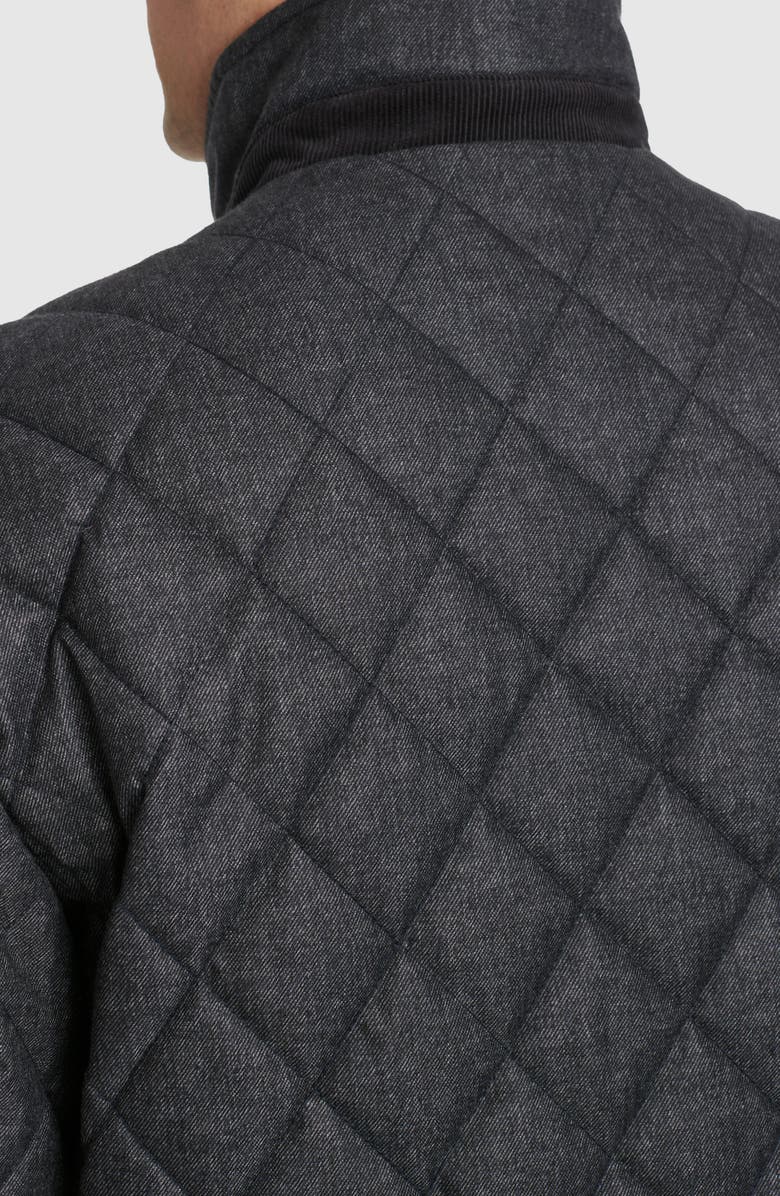 Cole Haan Signature Diamond Quilted Jacket, Alternate, color, Navy