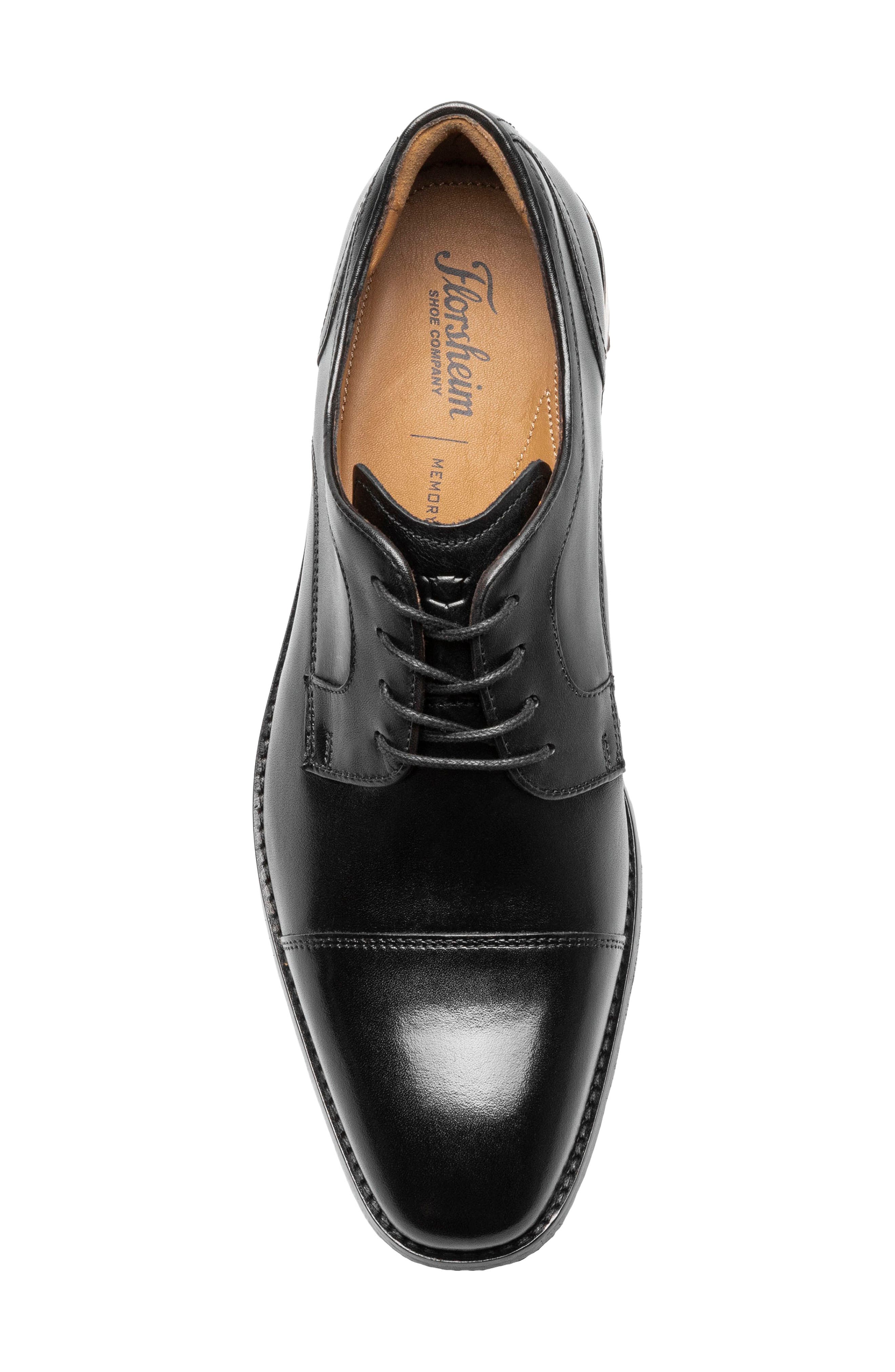 Florsheim Conetta Cap Toe Derby, Alternate, color, Black