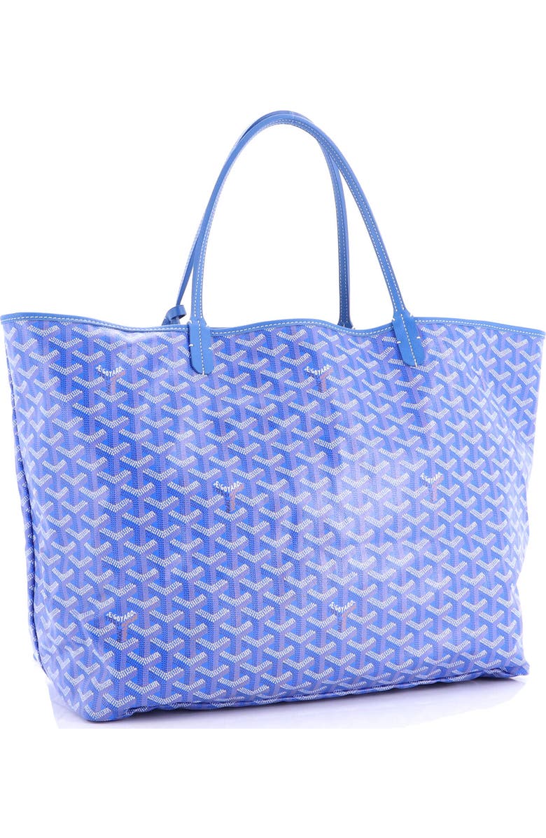 Pre-Owned Goyard Saint Louis Tote Coated Canvas GM, Alternate, color, Blue