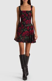ALICE + OLIVIA Vera Dropped Waist Minidress