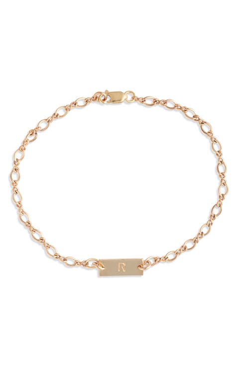 Hadley Initial Bar Bracelet
