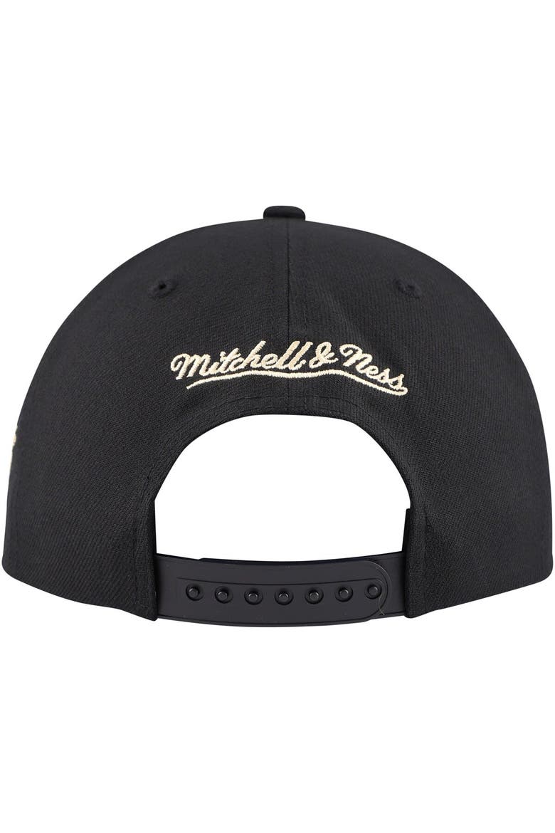 Men's Mitchell & Ness Black Minnesota Wild Core Team Script 2.0 Snapback Hat, Alternate, color, Black