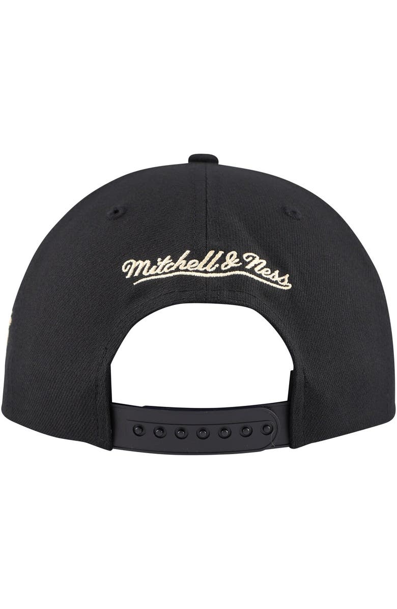 Mitchell & Ness Men's Mitchell & Ness Black Minnesota Wild Core Team Script 2.0 Snapback Hat, Alternate, color, Black