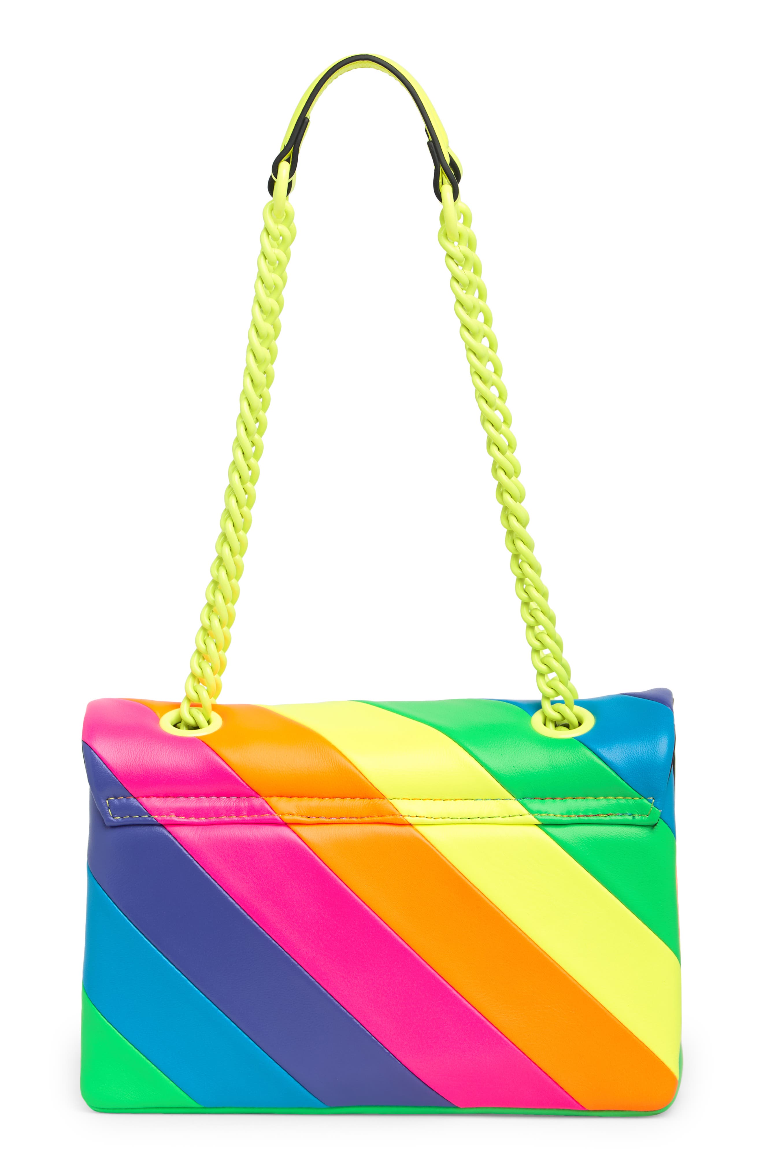 Kurt Geiger London Brixton Lock Leather Convertible Bag, Alternate, color, Multi