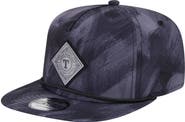New Era Men's New Era Navy Texas Rangers Printed Golfer Snapback Hat