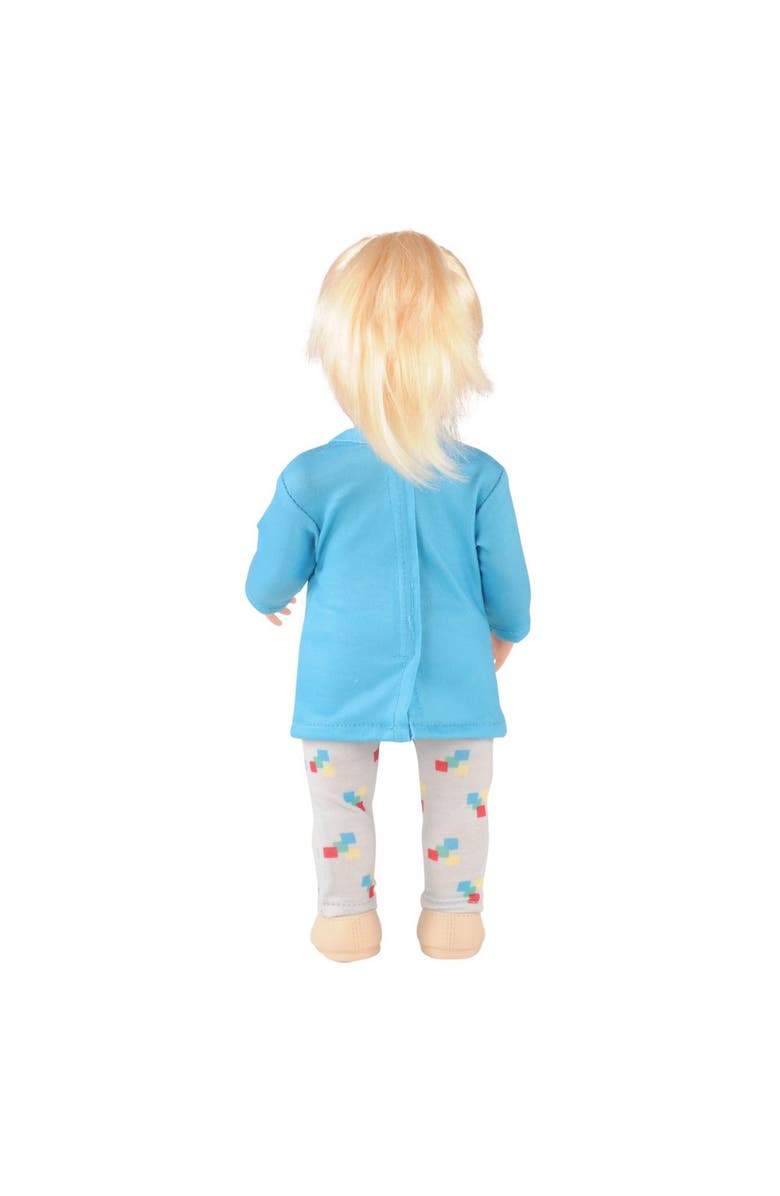 Kaplan Early Learning Company 13" Multiethnic Doll - Caucasian Girl, Alternate, color, Multicolored