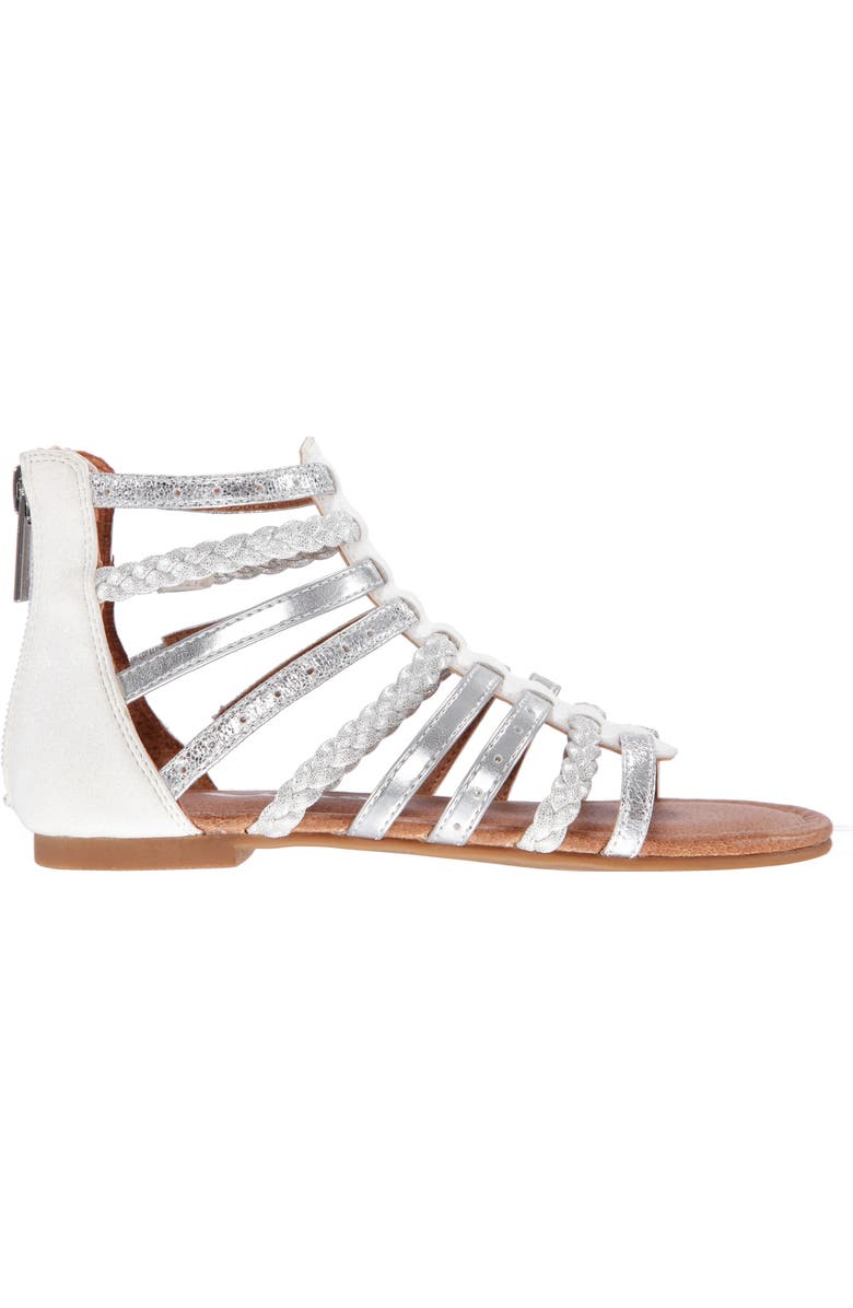Nina Allice Metallic Sandal, Alternate, color,