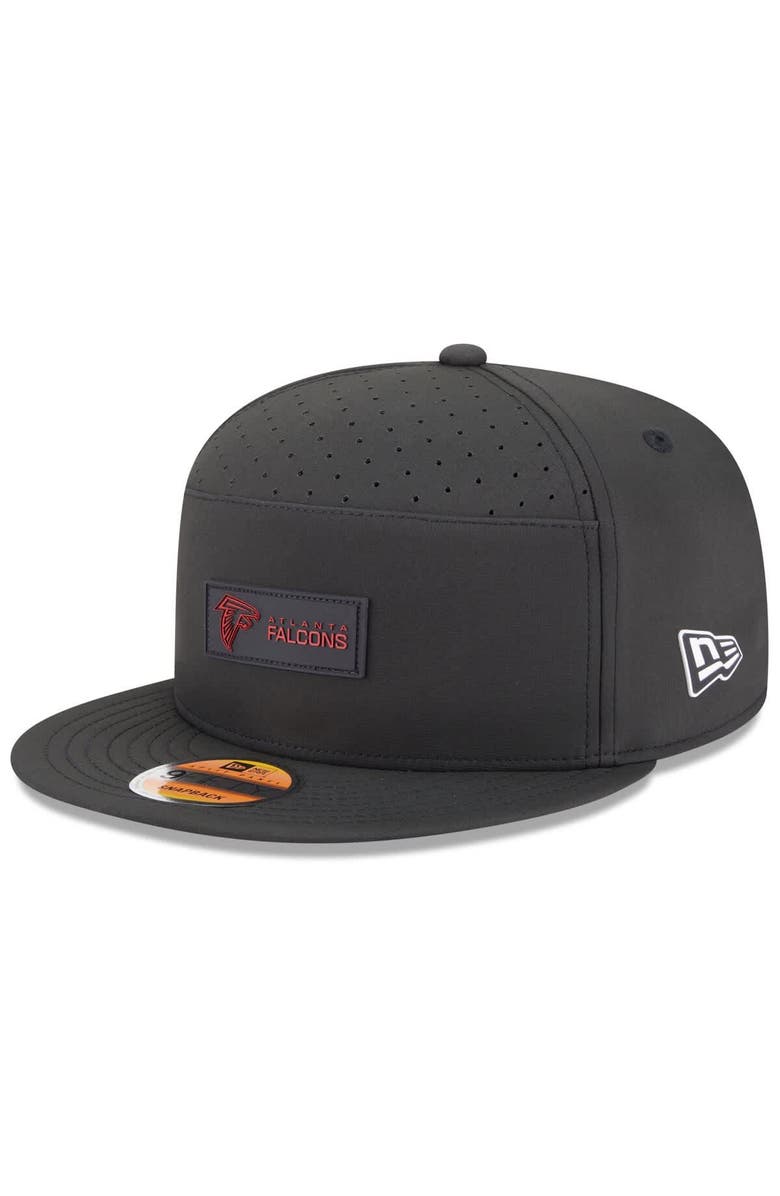 New Era Men's New Era Black Atlanta Falcons 2025 Sideline  Split Panel 9FIFTY Snapback Hat, Main, color, Black