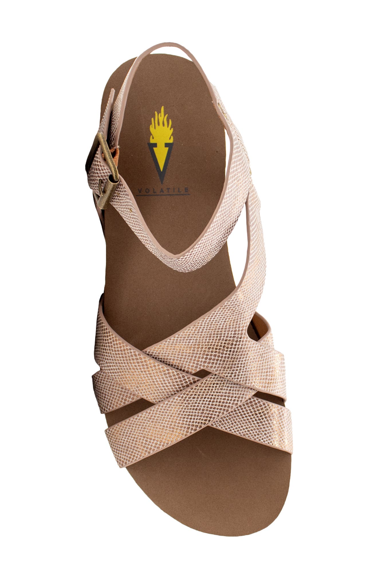 Volatile Sand Castle Water Resistant Sandal, Alternate, color, Bronze