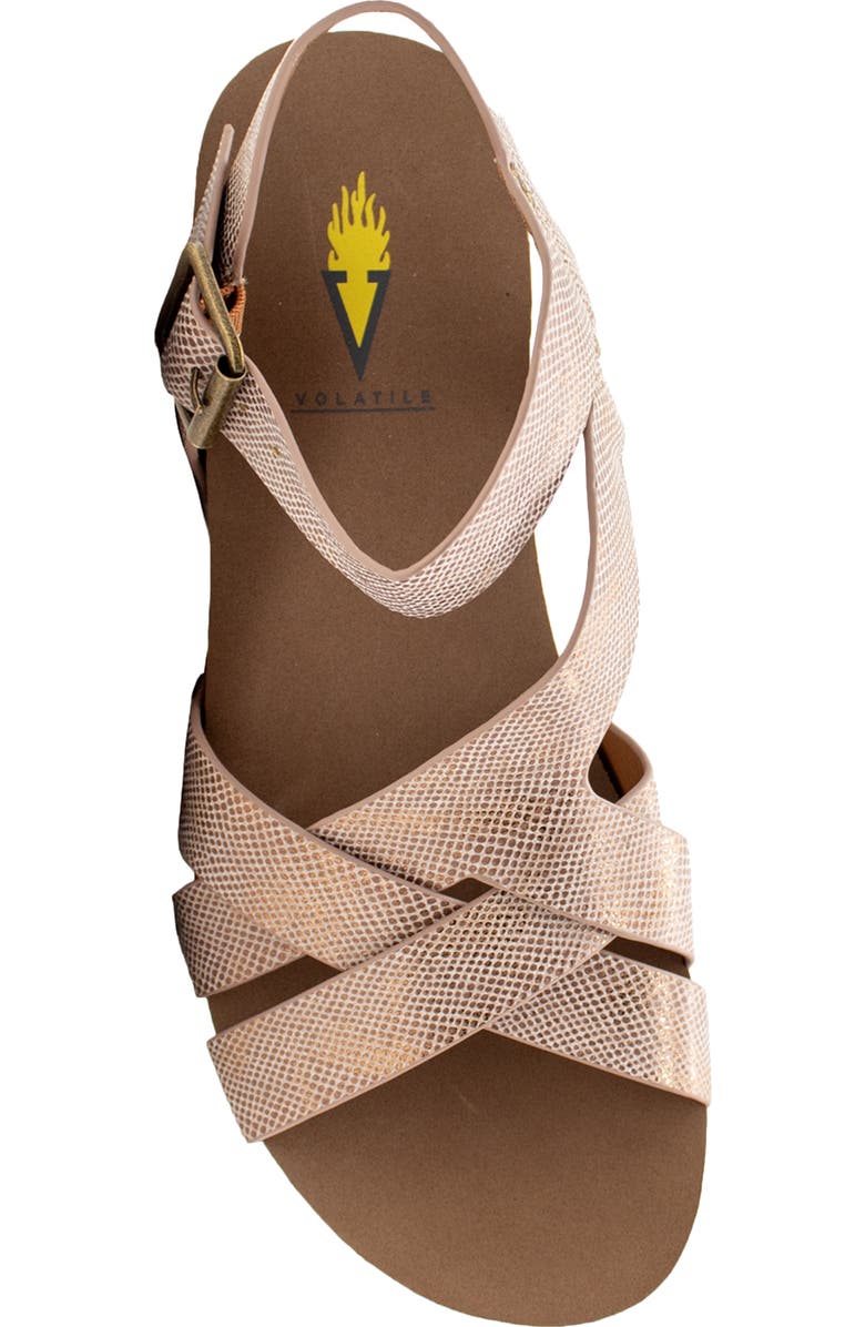 Volatile Sand Castle Water Resistant Sandal, Alternate, color, Bronze