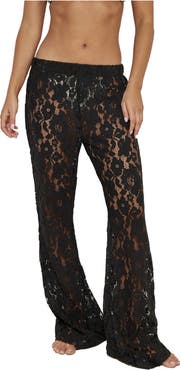 Beach Life by Gottex Saint Tropez Floral Lace Cover-Up Pants
