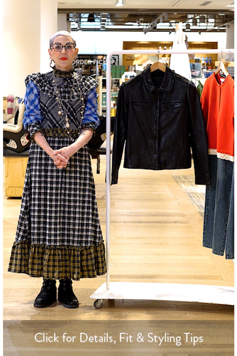 Limma Ruffle Leather Jacket video