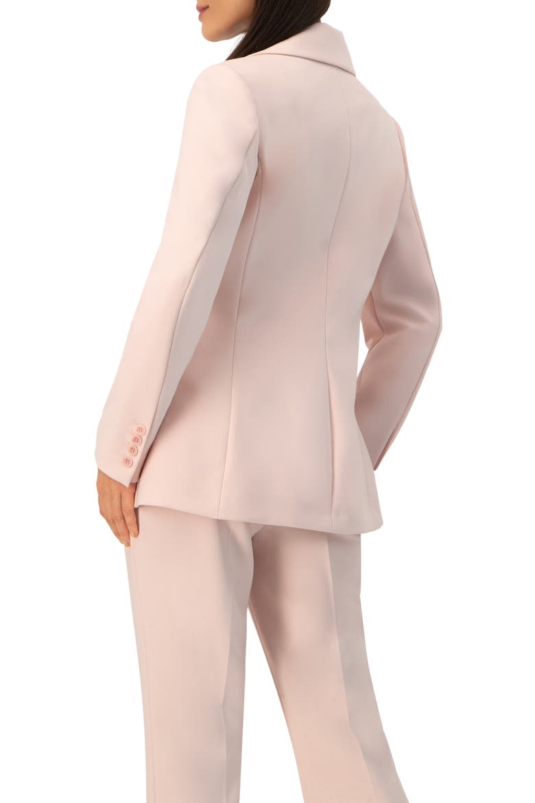 Single-Button Classic Blazer, Alternate, color, Dusty Pink