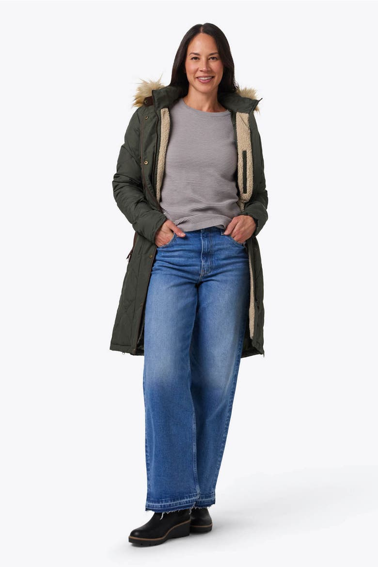 Women's Carlyle Heated Jacket, Alternate, color, Forest Green