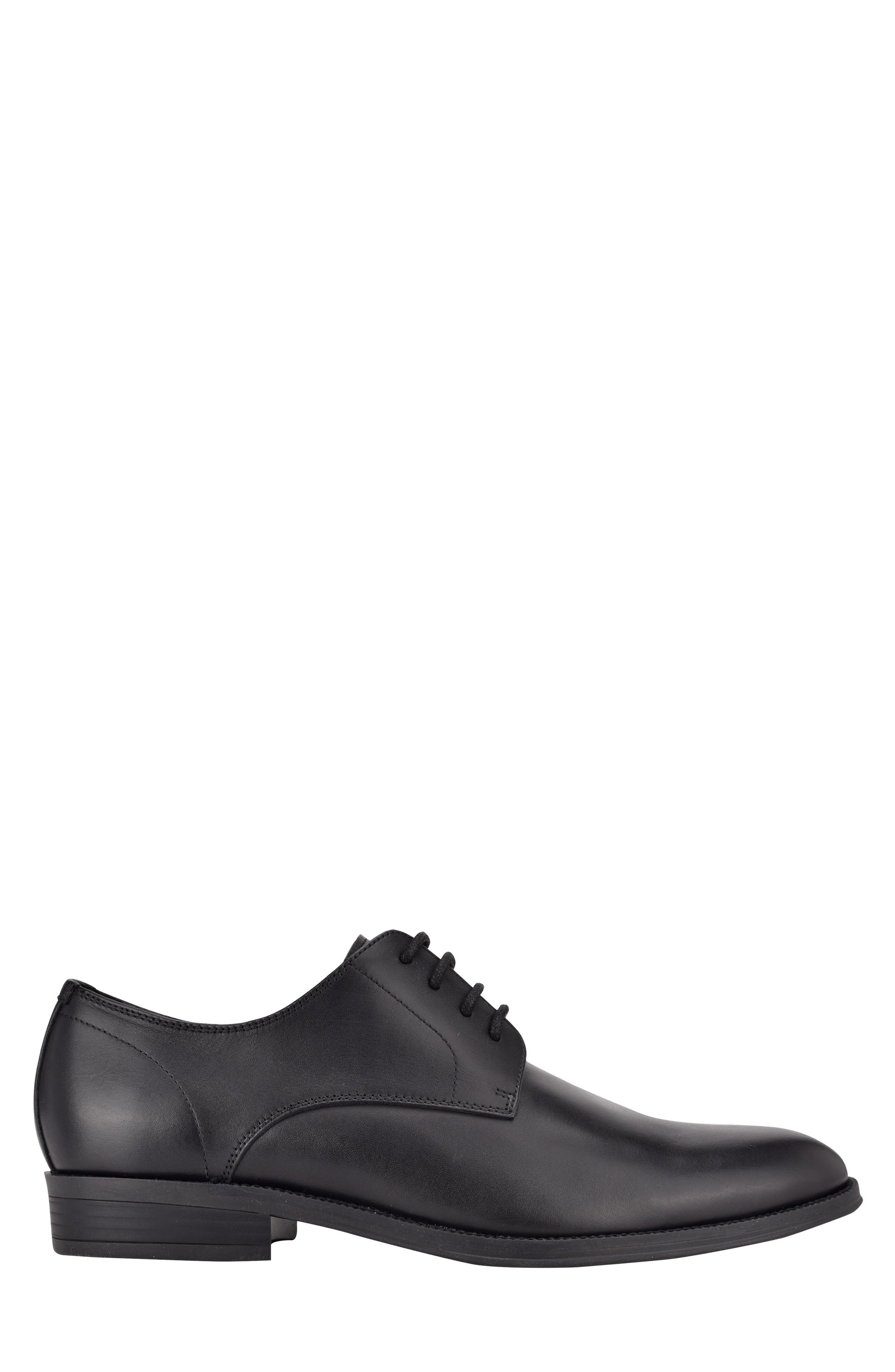 Calvin Klein Jack Plain Toe Derby, Alternate, color, Black