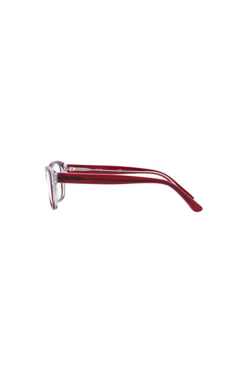 Sferoflex 51mm Butterfly Optical Glasses In Red