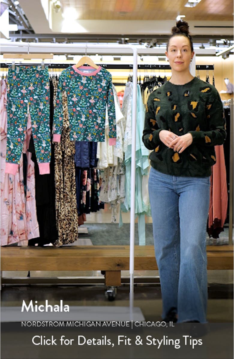 Kids' Print Fitted Two-Piece Pajamas, sales video thumbnail