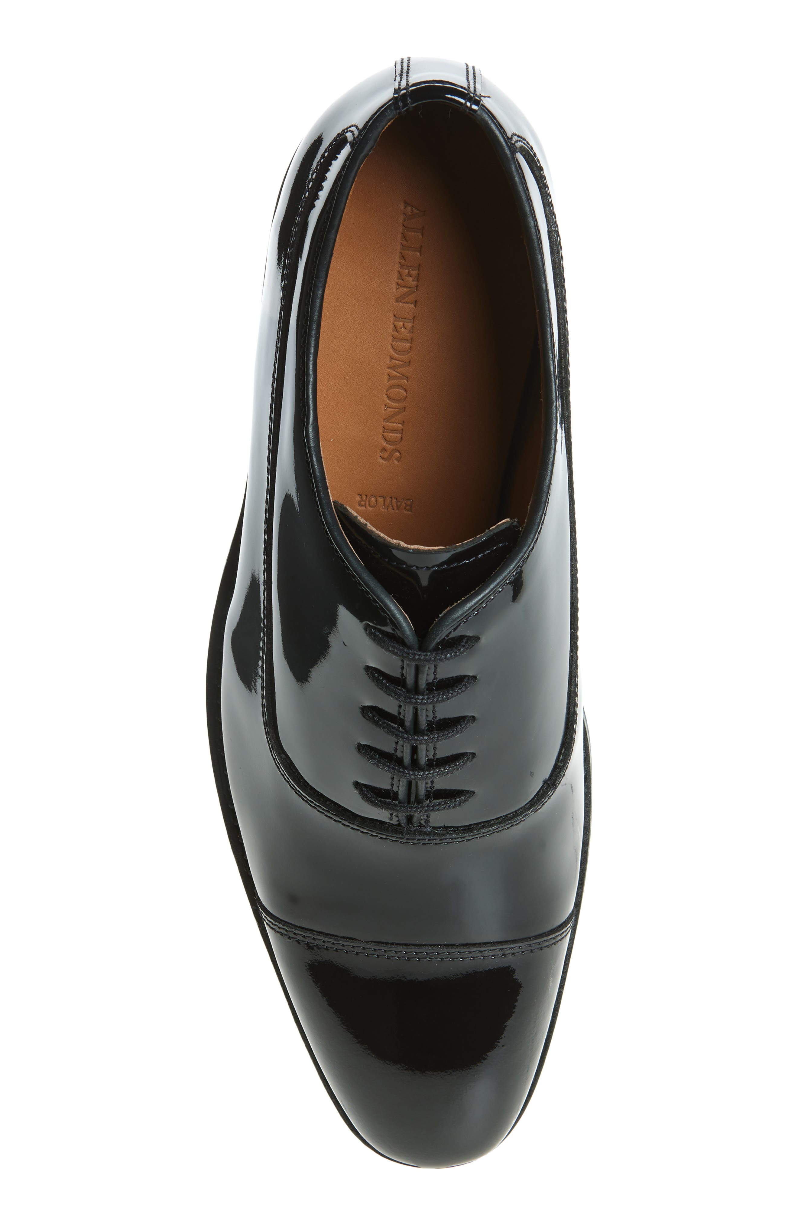 Allen Edmonds Baylor Oxford, Alternate, color, Black Patent