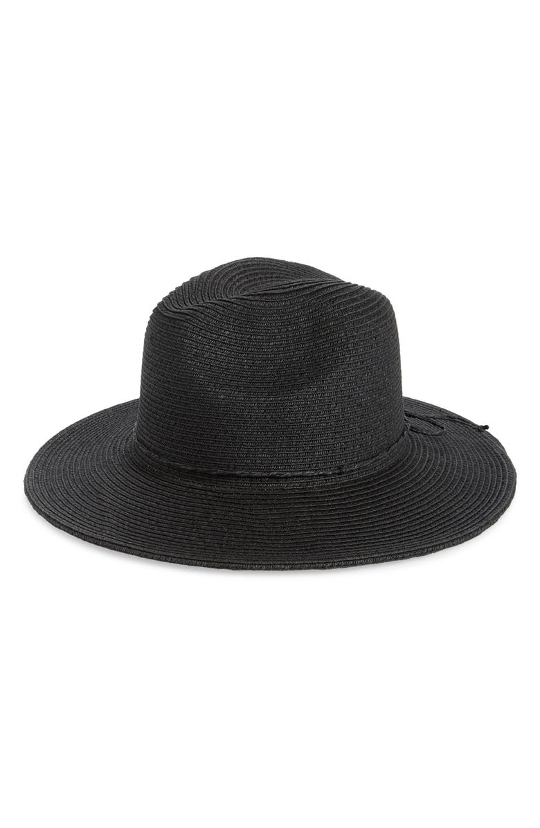San Diego Hat Tie Band Water Resistant Fedora Hat, Main, color,