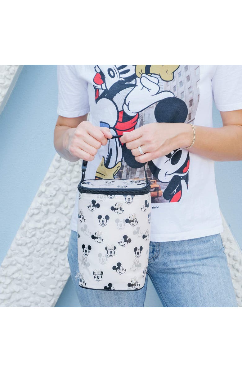 J.L. Childress Tall Two cool Breastmilk Cooler, Baby Bottle & Food Bag, Insulated & leak proof, Fits 2-4 Bottles Mickey Minnie Ivory, Alternate, color, Mickey Minnie Ivory