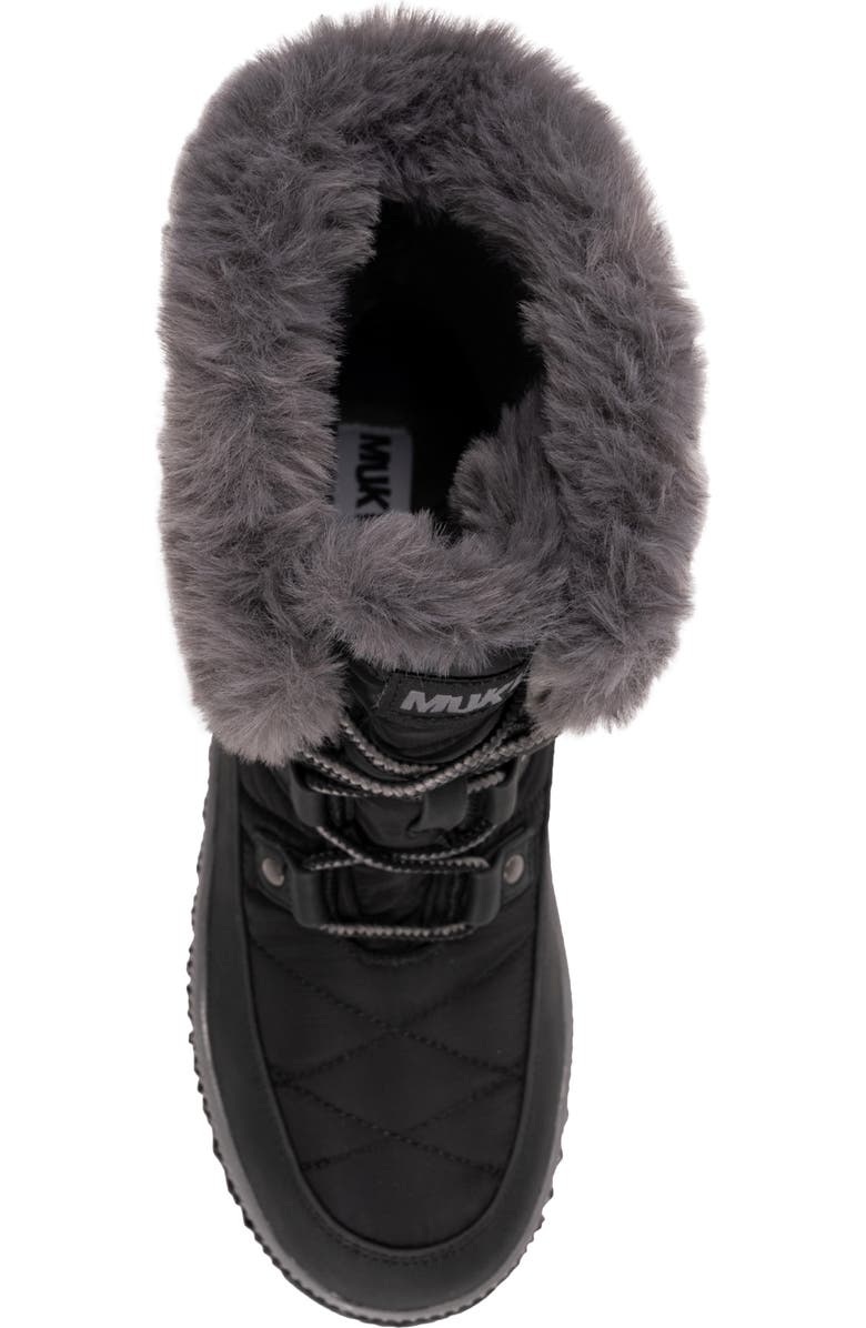 MUK LUKS Winnie Waverly Boot with Faux Fur Trim, Alternate, color,