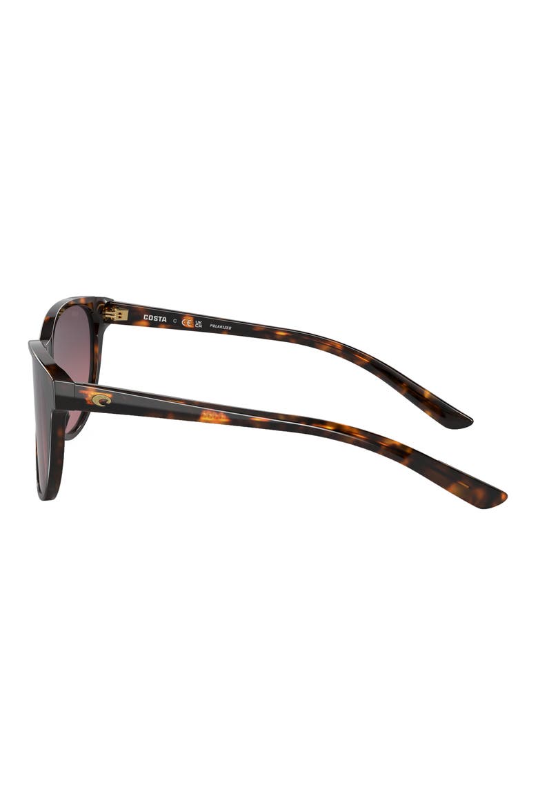 Catherine 57mm Gradient Polarized Phantos Sunglasses, Alternate, color, TORTOISE