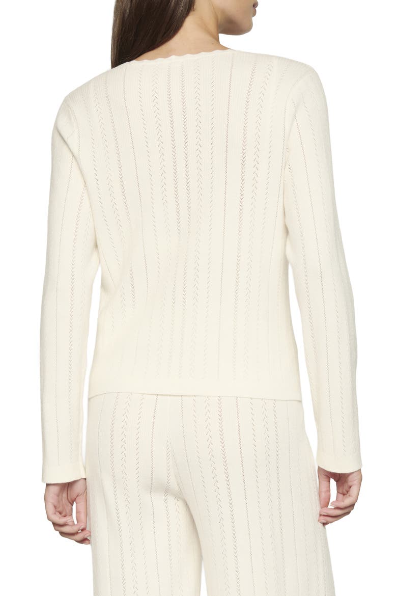 Pointelle Cardigan, Alternate, color, IVORY