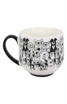 BIA Cordon Bleu Paws Cafe Set of 4 Porcelain Mugs