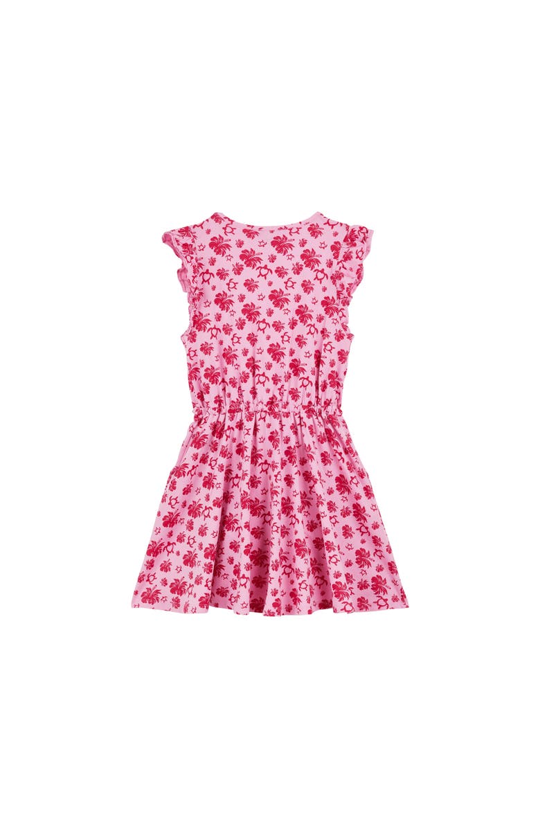 Vilebrequin Kids' Turtle Heart Tahiti Cotton Dress, Alternate, color, 