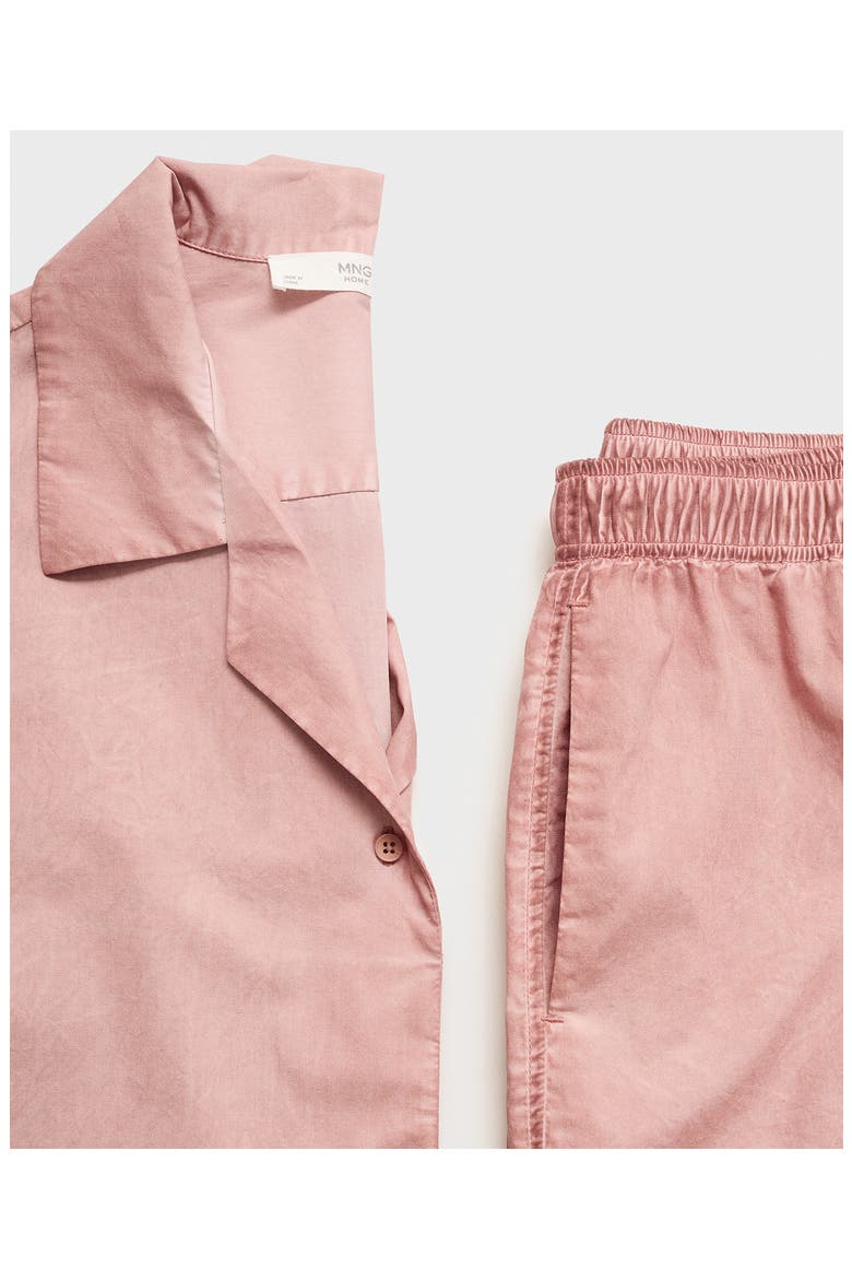 Garment Dyed Button-Up Shirt, Alternate, color, MEDIUM PINK