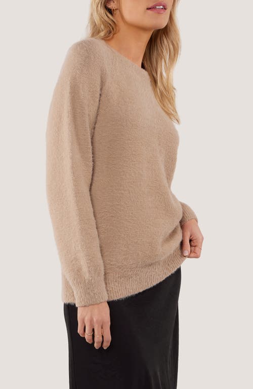 Matty M . Lexington Raglan Sleeve Sweater In Brown