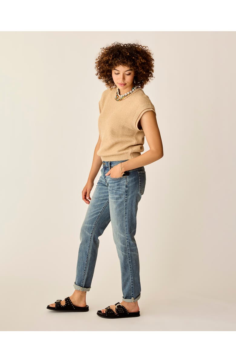 Carve Designs Phoebe Sweater Top, Alternate, color, Biscuit