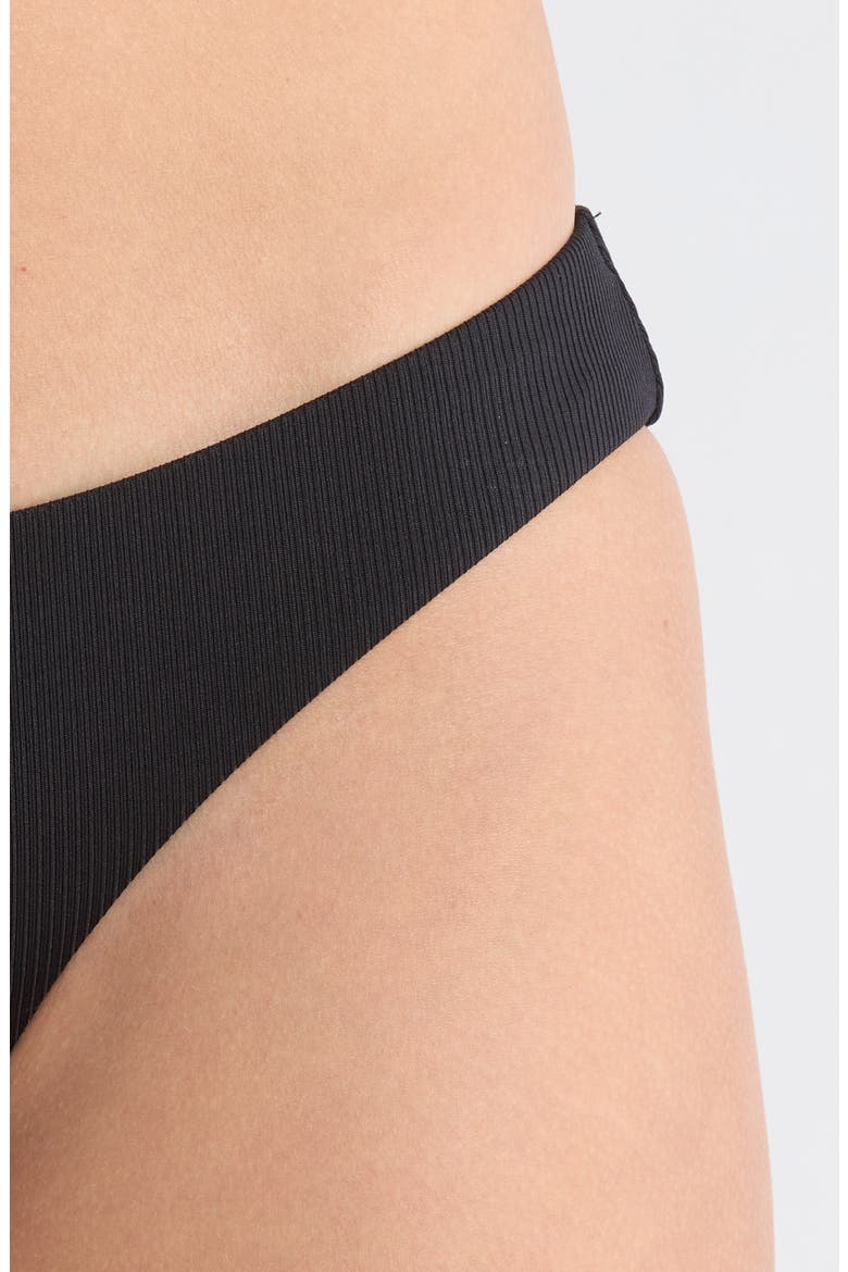 Modern Edge Adela Hipster Bikini Bottoms, Alternate, color, BLACK