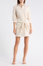 Cinq à Sept Seersucker Cotton Shirtdress